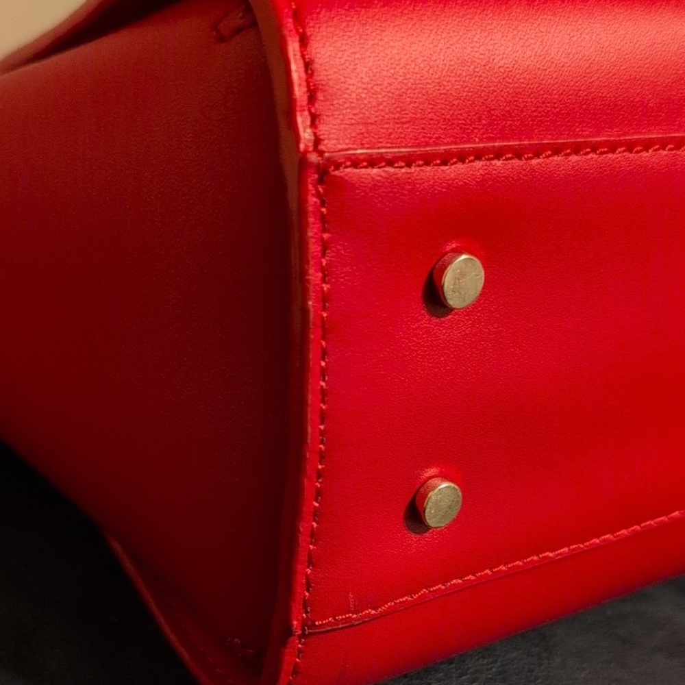 Kate Spade New York Pink Scalloped Satchel Clean Purse Bag - Picture 12 of 16